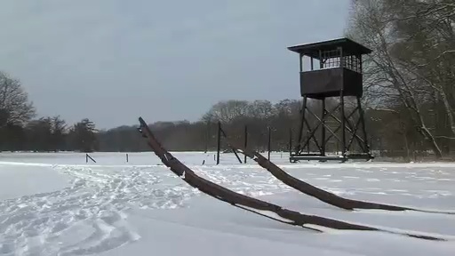 Westerbork wachttoren in de sneeuw