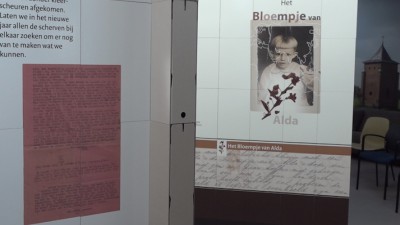 Expositie oorlogsverhaal 'Bloempje van Alda' Expositie oorlogsverhaal 'Bloempje van Alda'