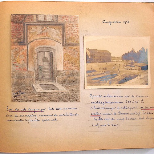 Bijzondere vondst oorlogsdagboek Nederlandse krijgsgevangene Bijzondere vondst oorlogsdagboek Nederlandse krijgsgevangene