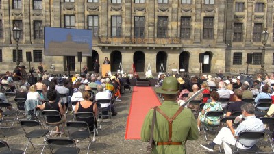 Indiëherdenking 15 augustus 2022 op de Dam in Amsterdam